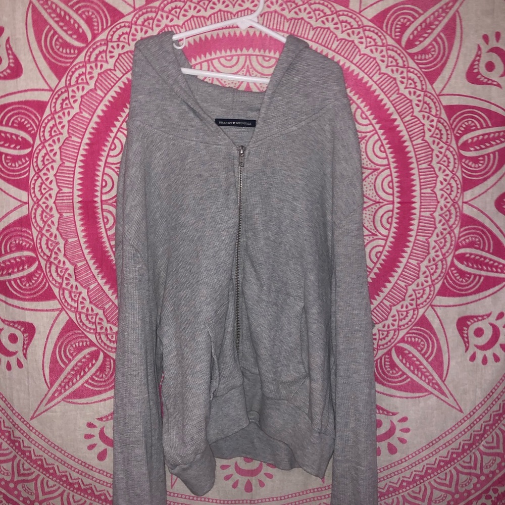 Gray sweater